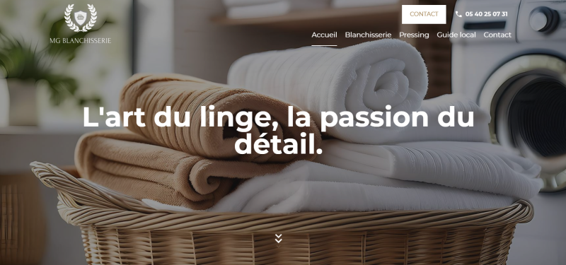 mg blanchisserie site internet à martres tolosane