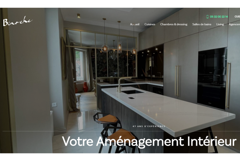 Création de site web pour cuisinistes à Toulouse