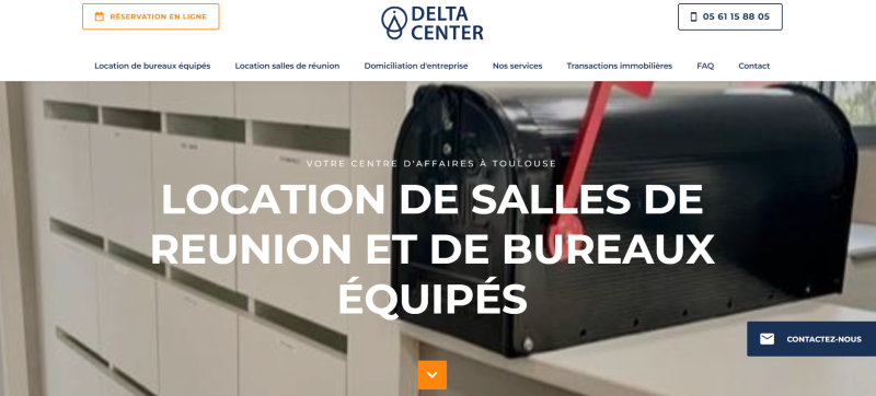 Un site internet sur-mesure conçu par Jalis du Delta Center à Toulouse