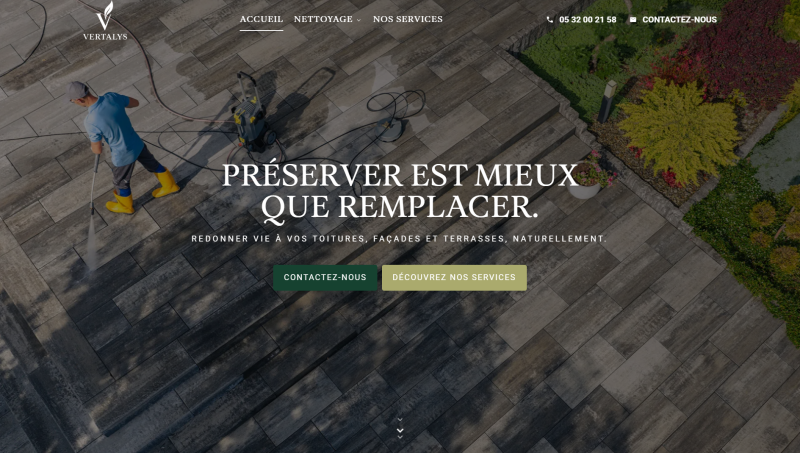 Vertalys entretien et nettoyage toiture à Toulouse 