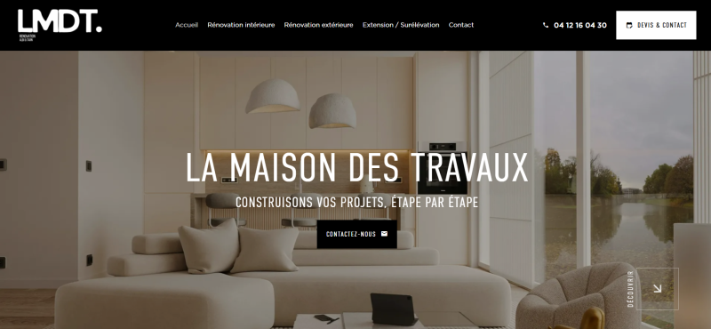 La maison des travaux site internet 