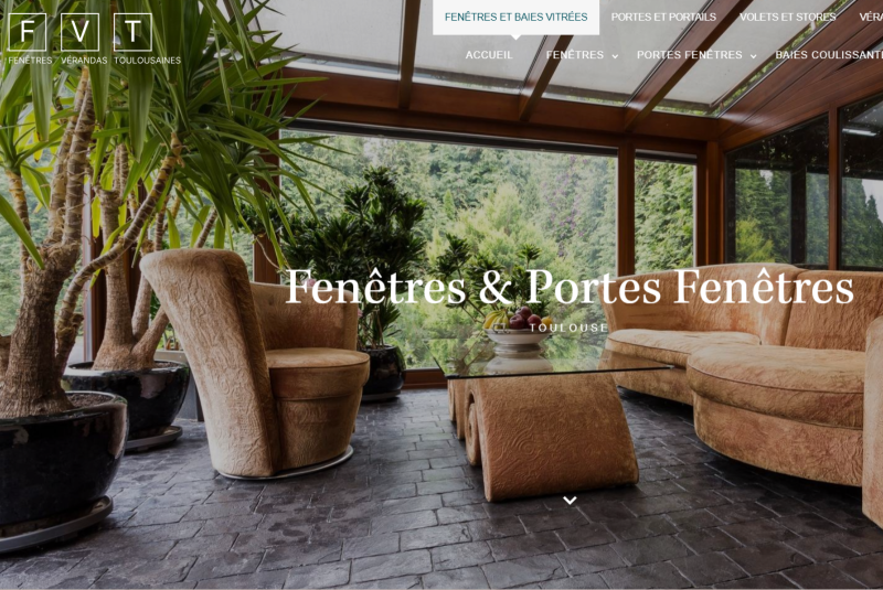 Agence SEO pour une entreprise de fenêtres, portails et stores à Bordeaux – Fenêtres et Vérandas Toulousaines