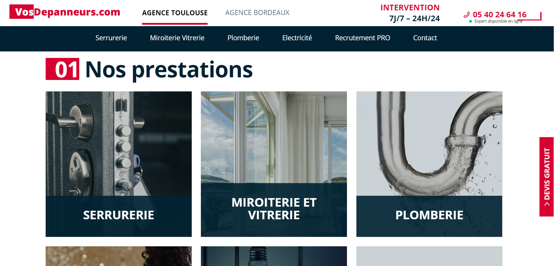 Agence web pour un réseau d’artisans qualifiés en géolocalisation à Toulouse – Vosdepanneurs.com