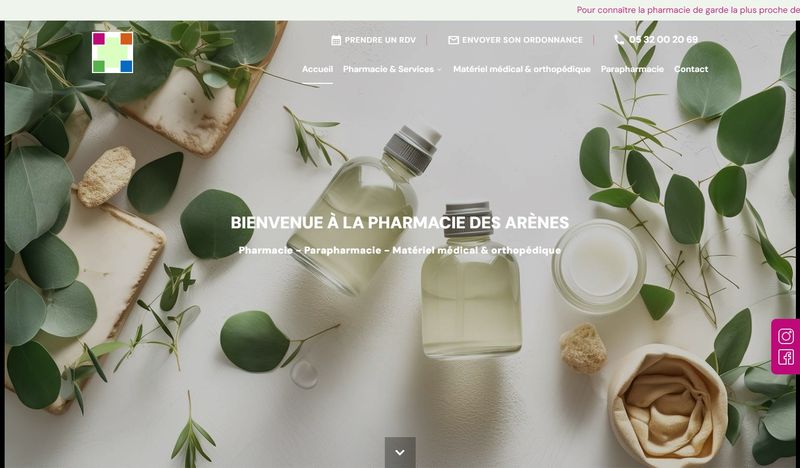 pharmacie arenes toulouse