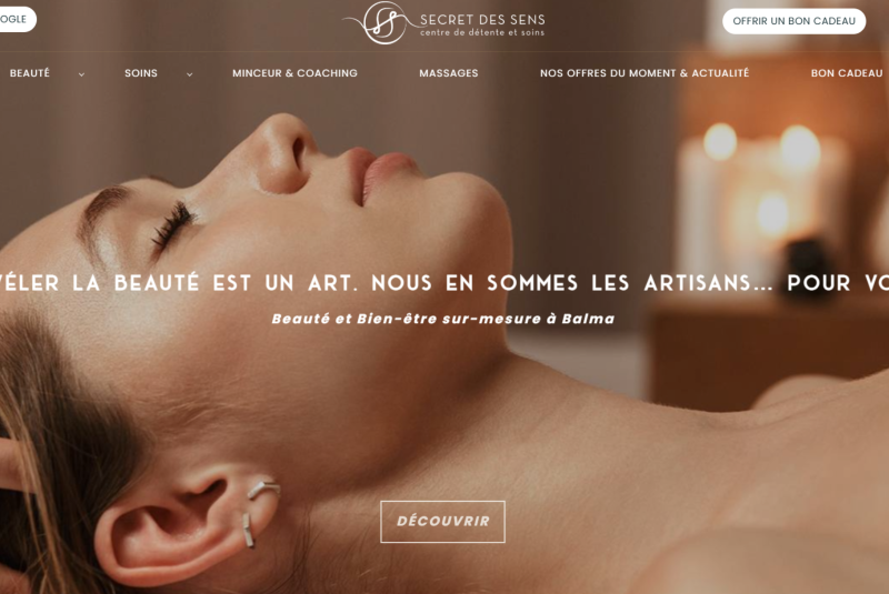 Agence web pour centre esthétique à Balma