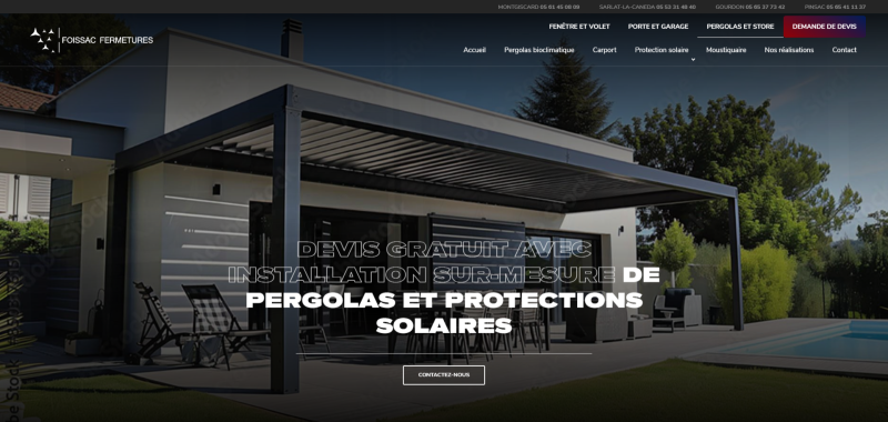 Agence SEO pour Fossac Fermetures