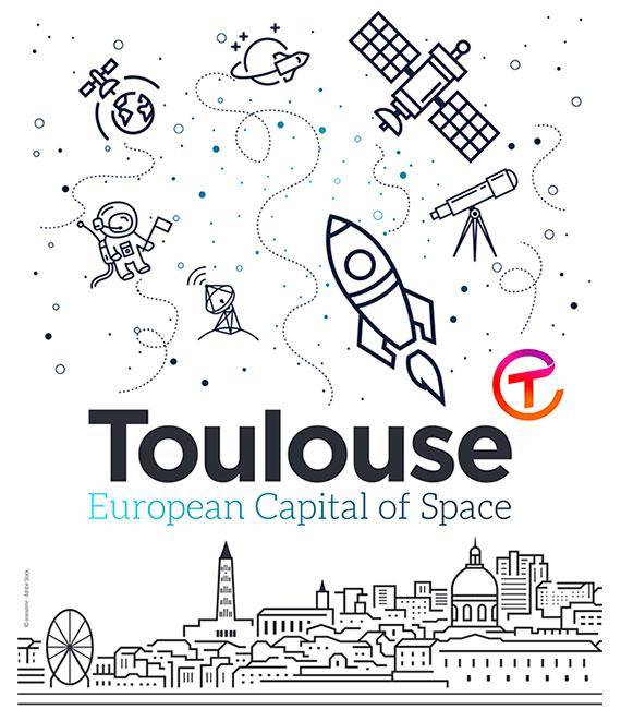 logo toulouse capital of space