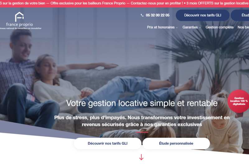 Agence seo pour agence immobilière spécialisée en gestion locative à Toulouse 